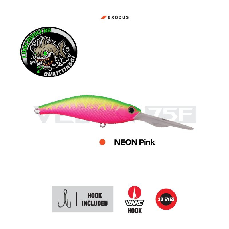 LURE EXODUS VEDEN75F NEON PINK