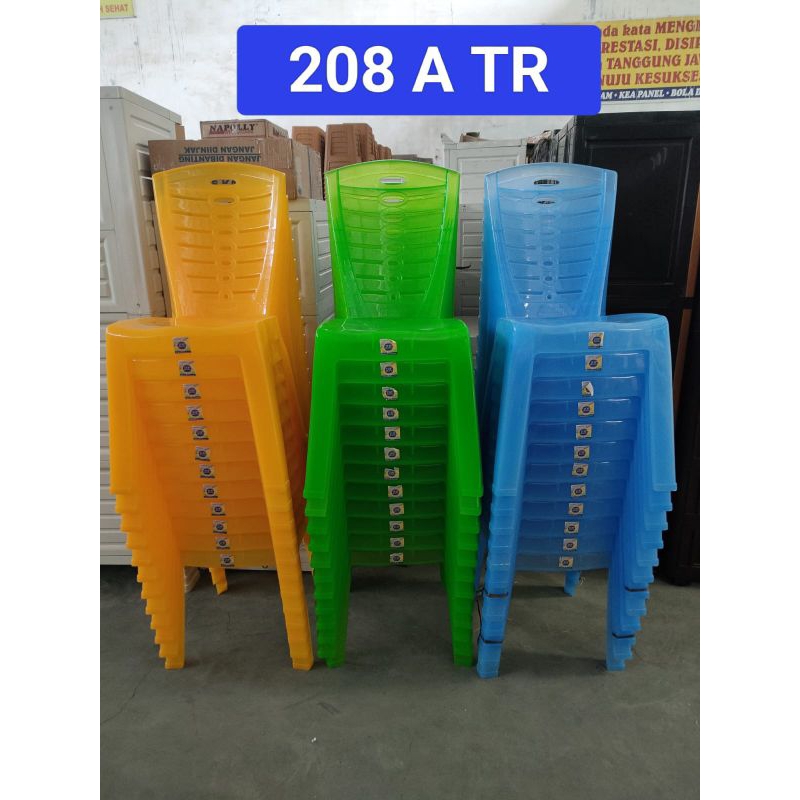 Kursi Transparant Plastik Napolly 208 A TR