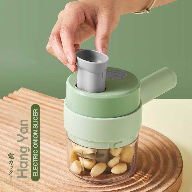 Hangyan Food Chopper Mini Blender Listrik Serbaguna Penghalus Bumbu Alat Pemotong Sayuran Blender Po