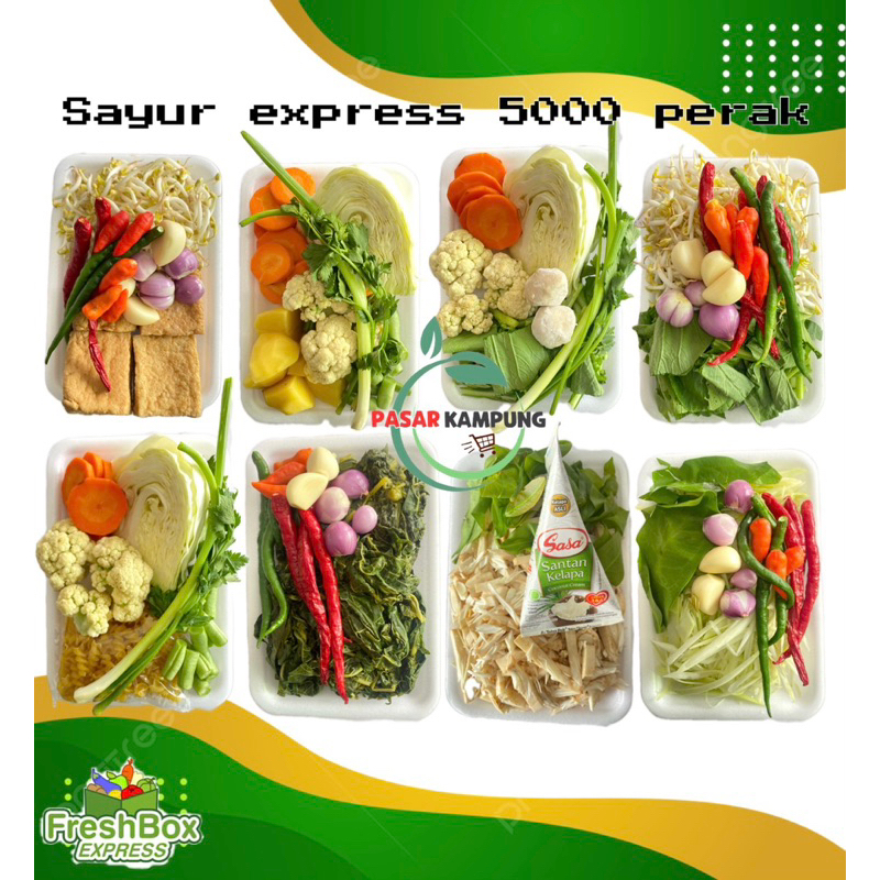 paket sayuran siap masak instant murah | sayur express 5000 | harap baca deskrips produki