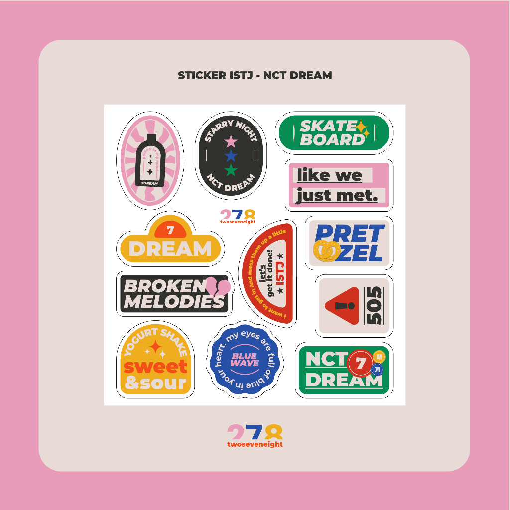 

Sticker ISTJ - NCT DREAM