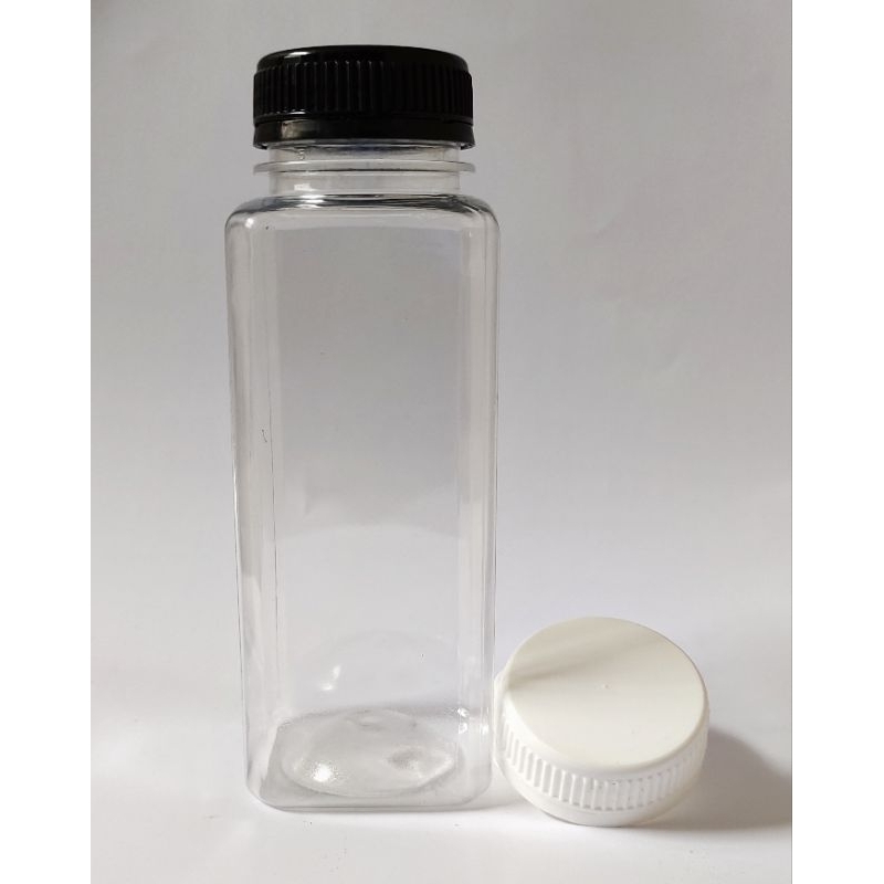 Botol Kale Kotak 250ml Tebal || Botol Kopi & Jus 250ml || Botol Lemon 250ml