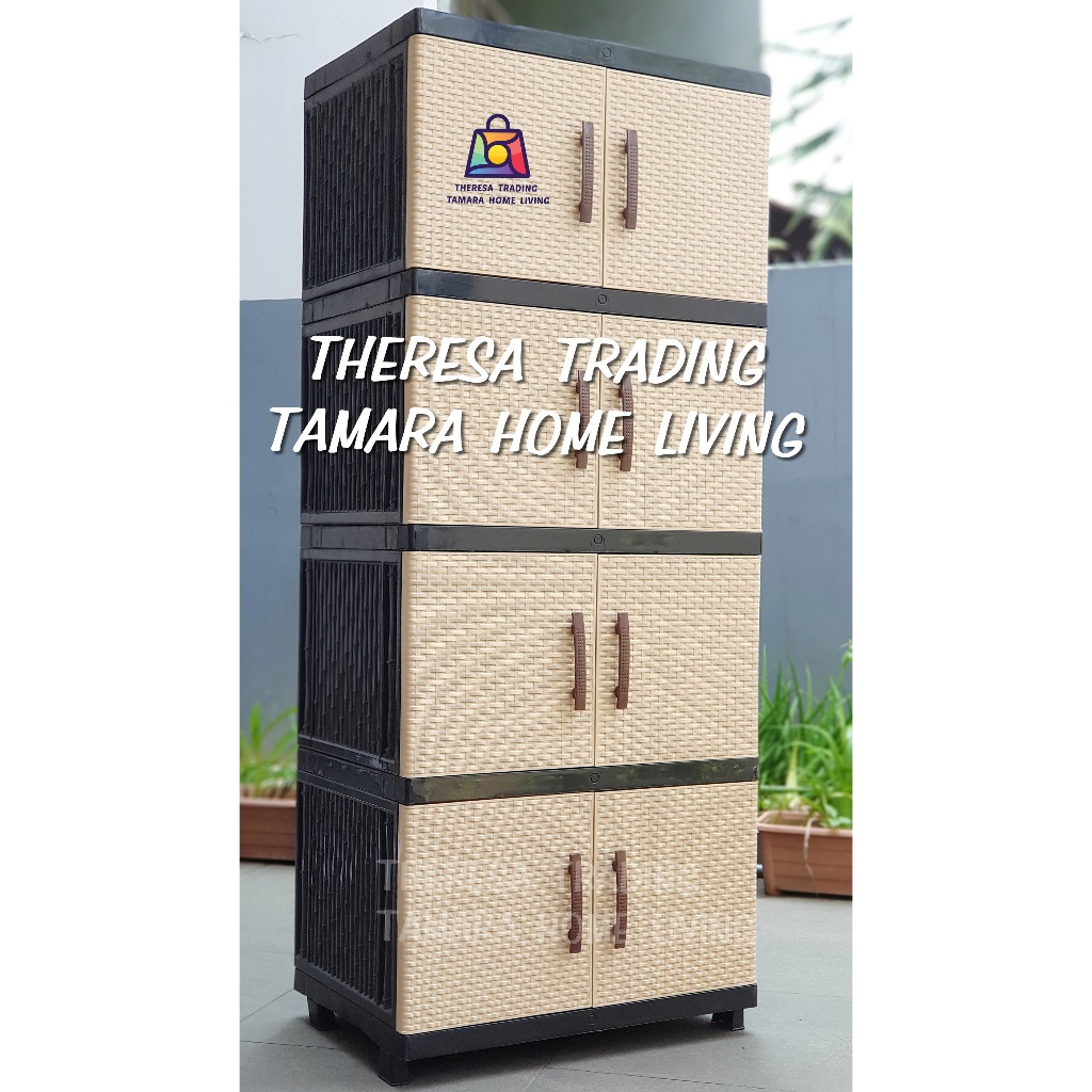 LEMARI PLASTIK KRONOS 4 JUMBO SUSUN 4 FURNITURE CABINET SERBA GUNA