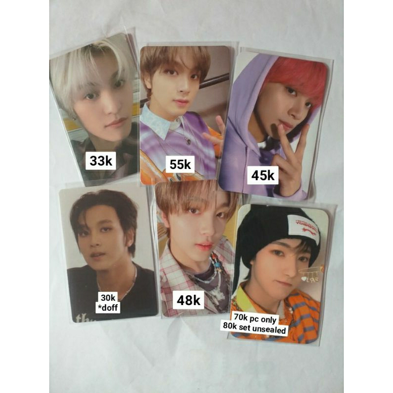 pc photocard haechan smcu ar photocard dream ver yangyang scratch nct home birthday card kolbuk wtmc
