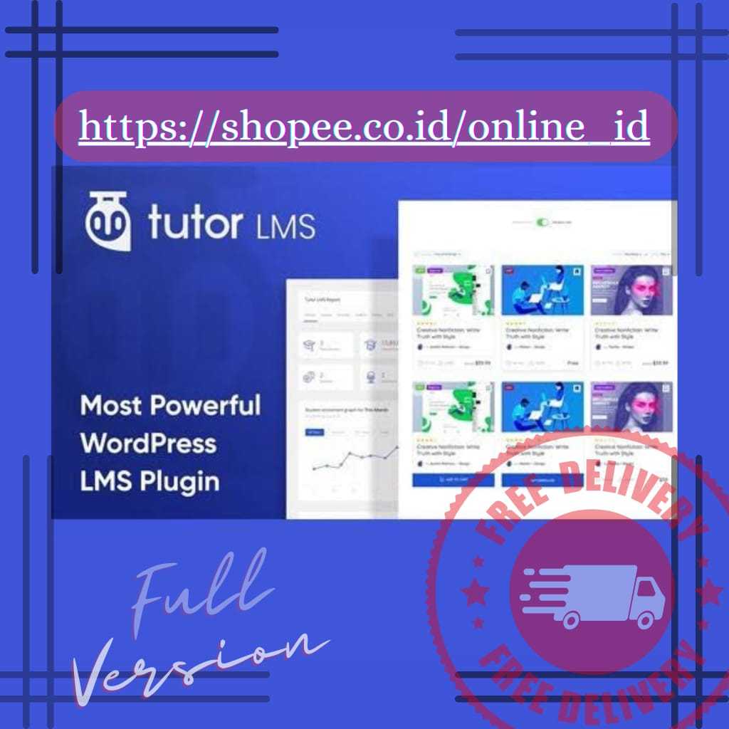 (GPL) Tutor LMS Wordpress Plugin Unlimited Domain