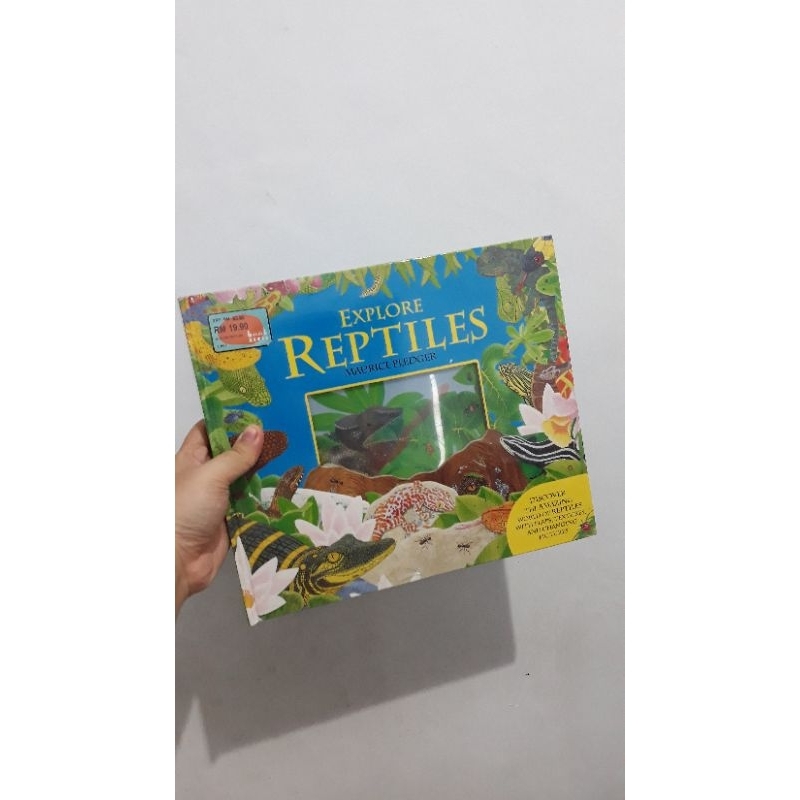 Buku BBW BIG BAD WOLF explore reptiles maurice pledger book