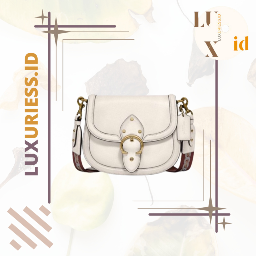 COACH BEAT SADDLE BAG IVORY