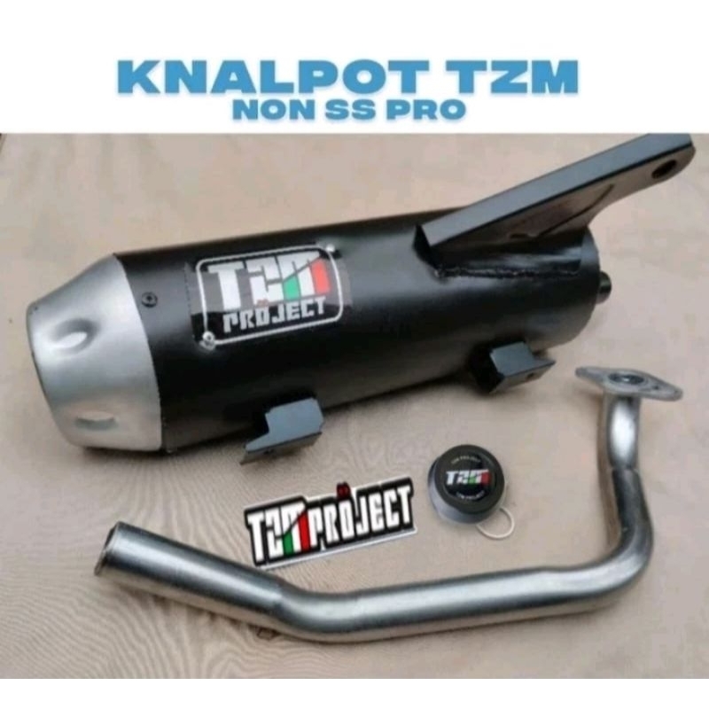 Knalpot  TZM + END MUFFLER Standar Racing Projeck Beat fi/Beat esp-fi/Beat Street/Beat Deluxe/Beat P