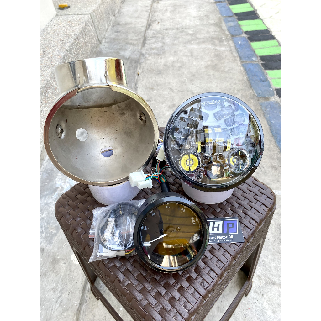 Batok YL set spido babon dan daymaker batok lampu YL set daymaker dan spido babon import