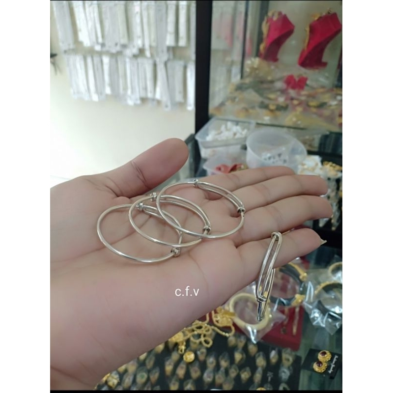 set gelang bayi perak s925