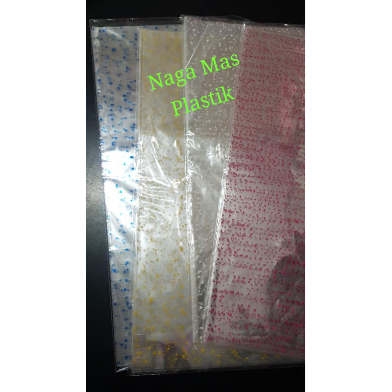 

Opp Bintang Plastik Ulang Tahun / kantong Souvenir Ultah. 1pak isi 12 lbr.