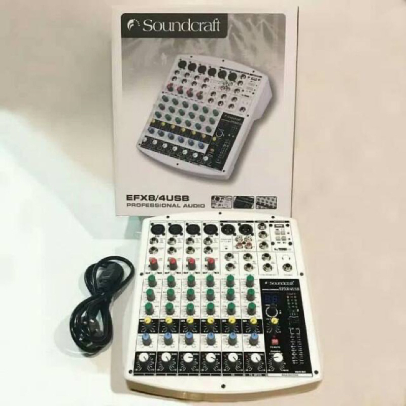 MIXER SOUNDCRAFT EFX8/4USB EFX 8 4 USB EFX 8/4 USB 8 CHANNEL