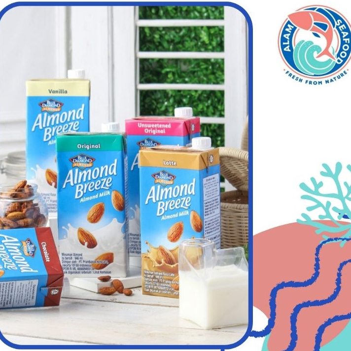 

XNGP6864 Stok terbaru Blue Diamond Almond Breeze 946ml- Susu Non Dairy- Susu Almond