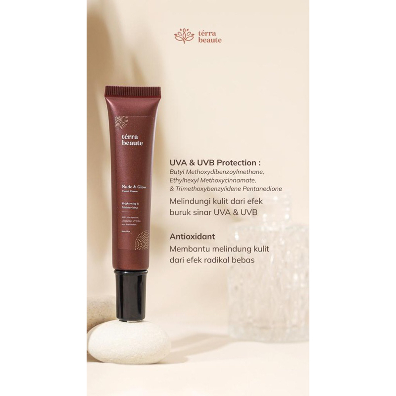 Nude & Glow Tinted Cream Terra Beaute By nisa Cookie