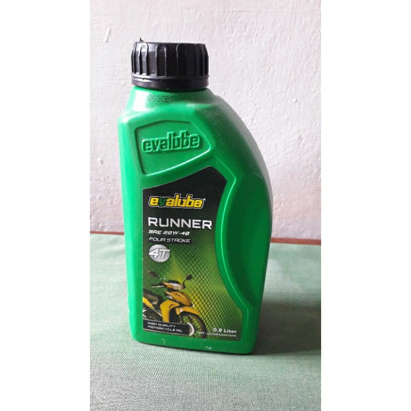 oli motor 4t evalube 0,8 liter asli