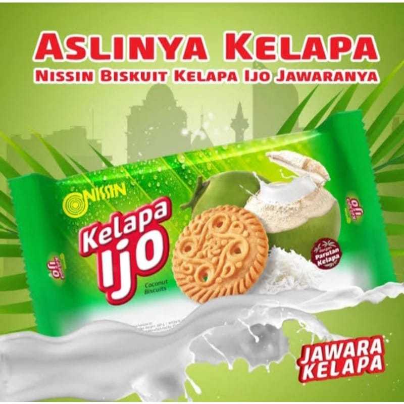 

Nissin Kelapa Ijo | Coconut Biscuits | 1 Bks @ 280 Gr