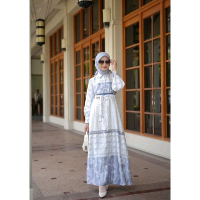 STUNNING DRESS - IVORY by Vanilla Hijab