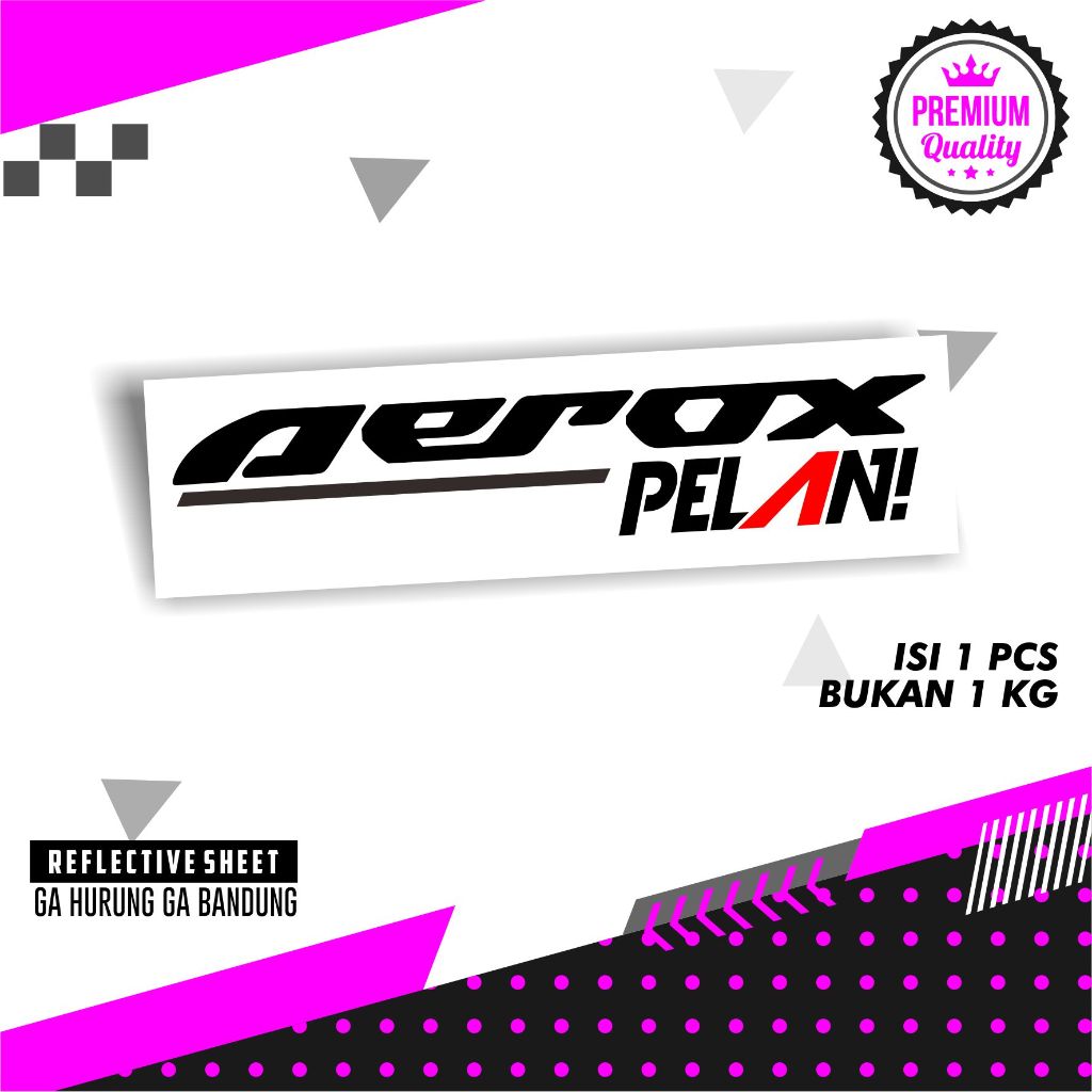 Stiker Motor AEROX PELAN Stiker Keren Viral Tiktok Motor AEROX Aksesoris Variasi