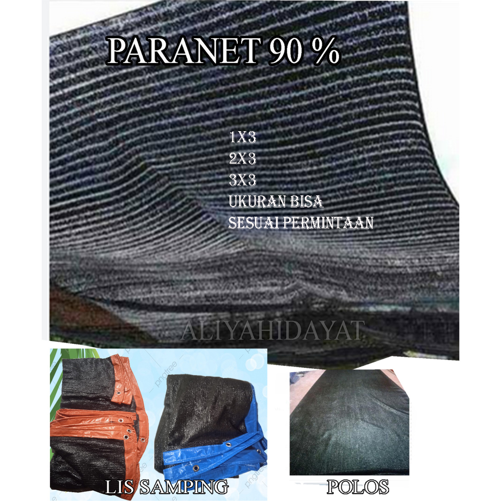 Paranet Tanaman Peneduh Panas 90% Paranet 80%