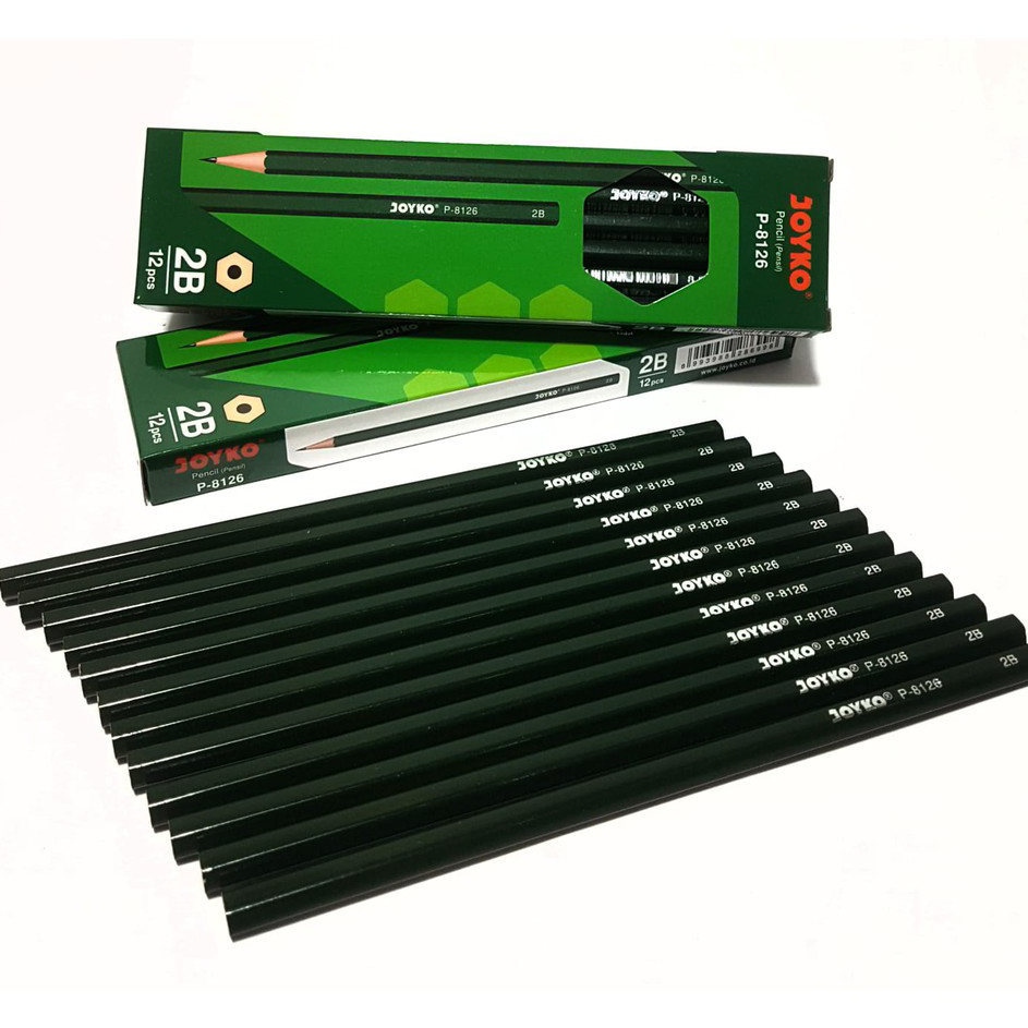 

Model Baru Harga Grosir (1kotak /12pcs ) Pensil 2B JOYKO P-8126