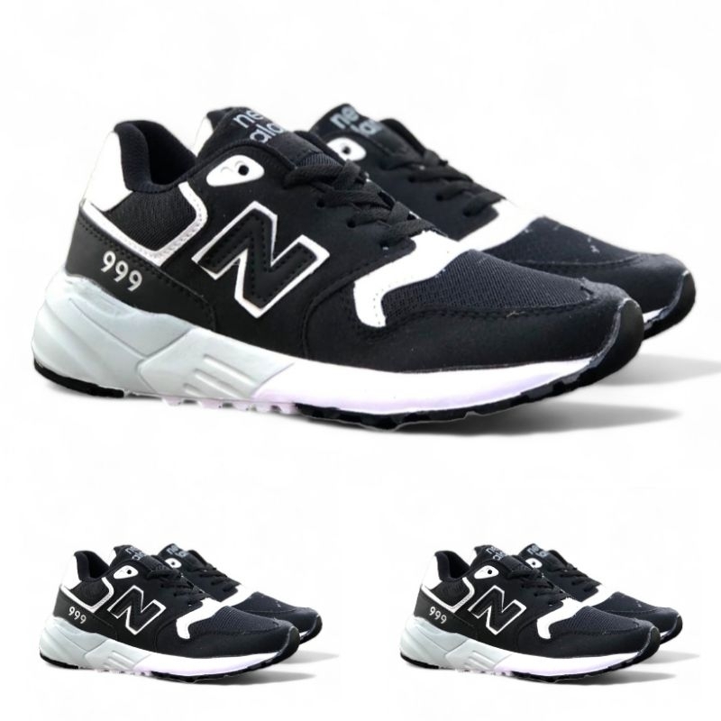 Sepatu Running Wanita Sepatu NB Balance 999 Warna Hitam Putih Premium Quality