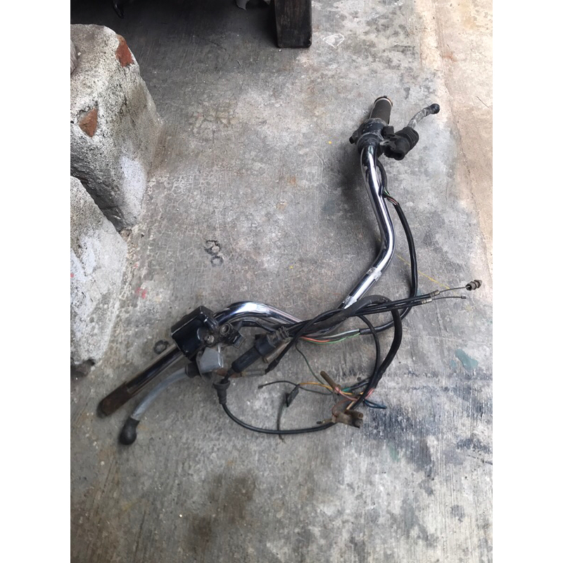 Stang Stir Set Holder Honda GL100 GL125 Original