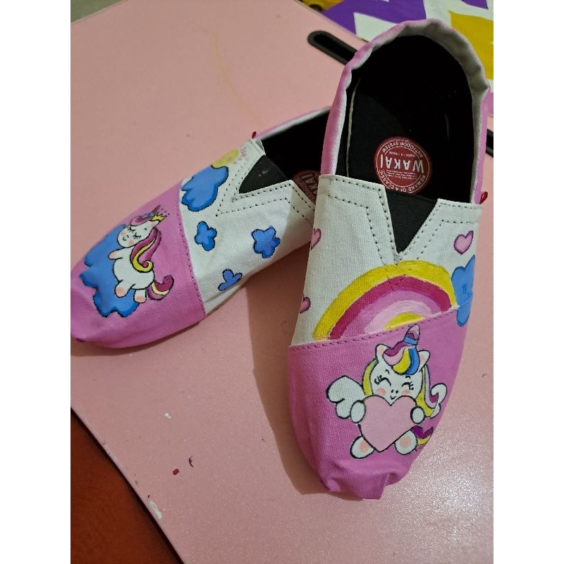 sepatu wakai/wakai/sepatu/sepatu lukis