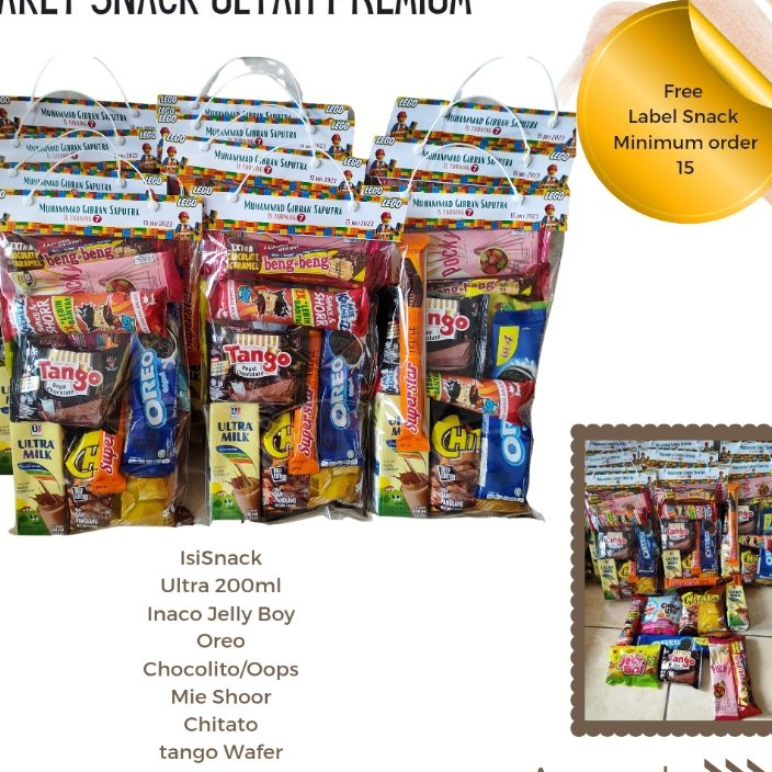 

WSSV2258 【Penjualan Terbaik】COD Paket Snack Ulang Tahun Anak Premium murah lengkap free label