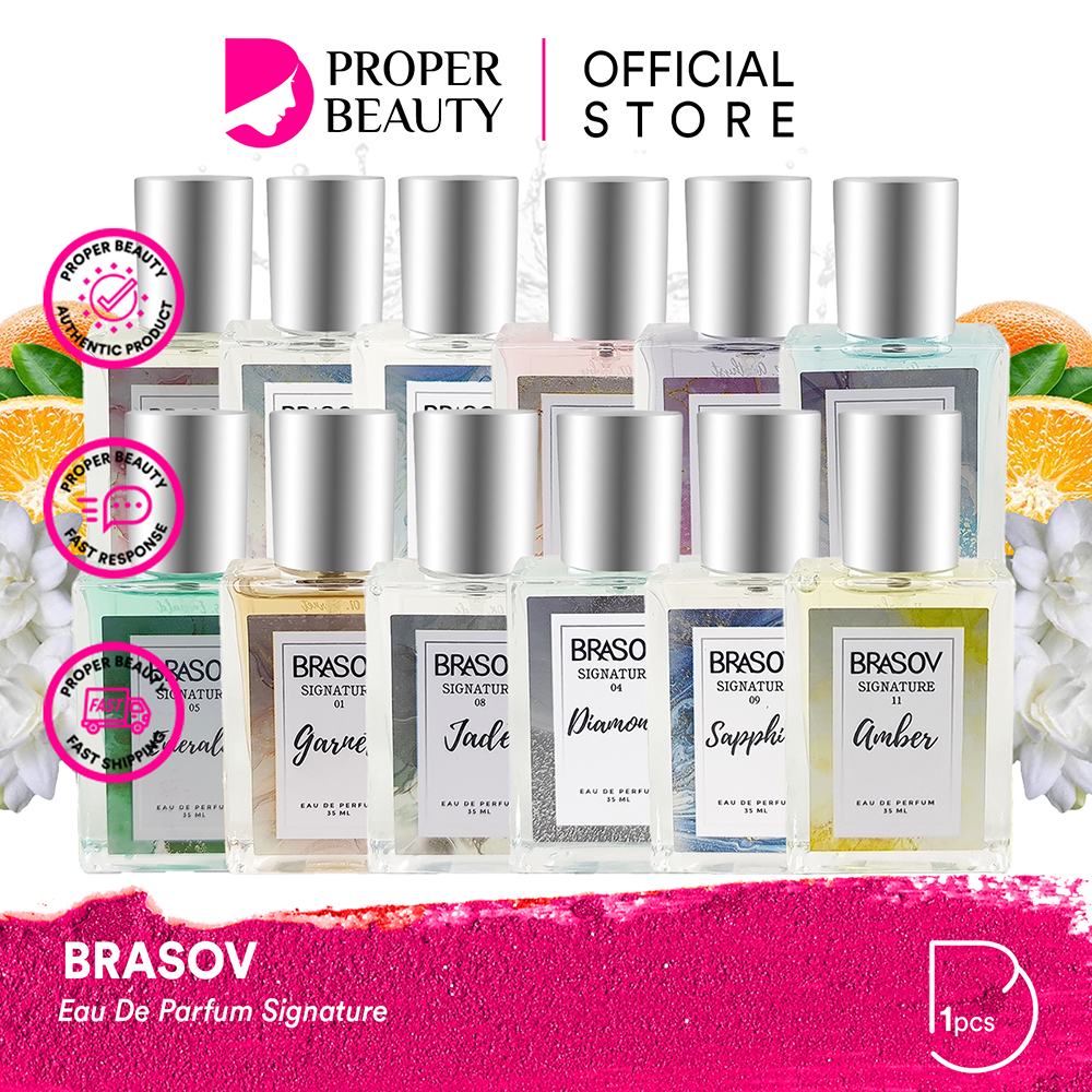 BRASOV Eau De Parfum Signature Indonesia / Parfum Tubuh 35ml / Unisex Female Male / Scentations Frag