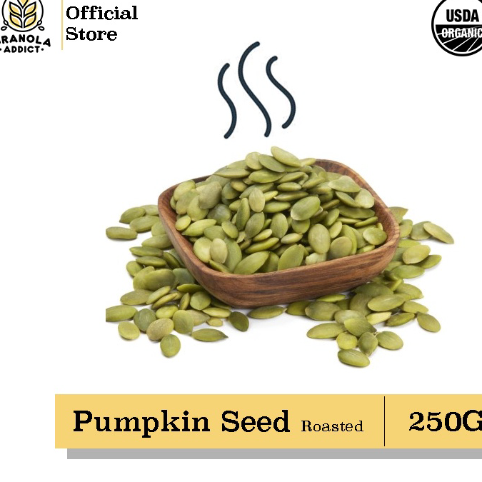 

QVKK7246 (V44859) Granola Addict - Roasted Pumpkin Seed / Biji Labu Panggang 250G