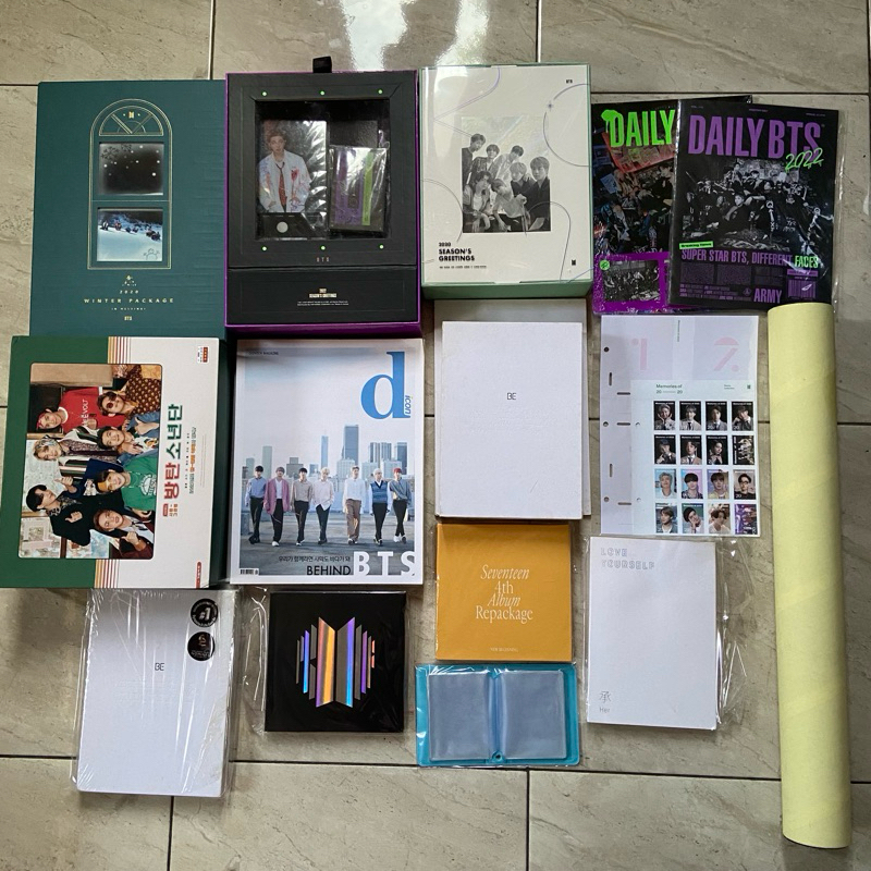 ‼️BACA DESKRIPSI‼️Album BTS BE DELUXE BE ESSENTIAL LY HER PROOF Seventeen sector 17 Album TXT The Dr