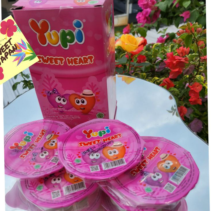 

NMZF4110 (COD )NEW_PRODUCT PROMO!!!!! MURAH!!!!!! YUPI SWEET HEART -permen kenyal - cocok buat hampers ultah anak- jajanan anak- jajajananjadoel -hampers -snack-permen-snack.mazter