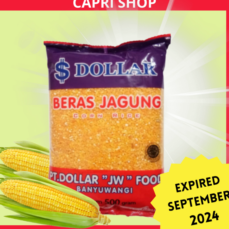 

KYJM0273 [KODE 77] Beras Jagung DOLLAR 1 KILO ( isi 2 Bungkus)