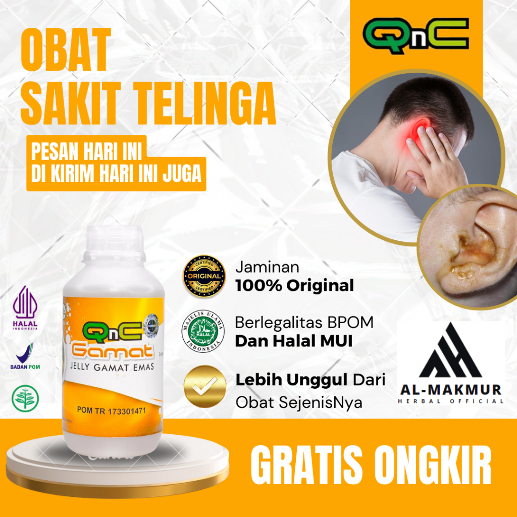 Obat Sakit Telinga, Obat Telinga Bernanah, Obat Congek Menahun, Obat Telinga Infeksi, Obat Telinga B