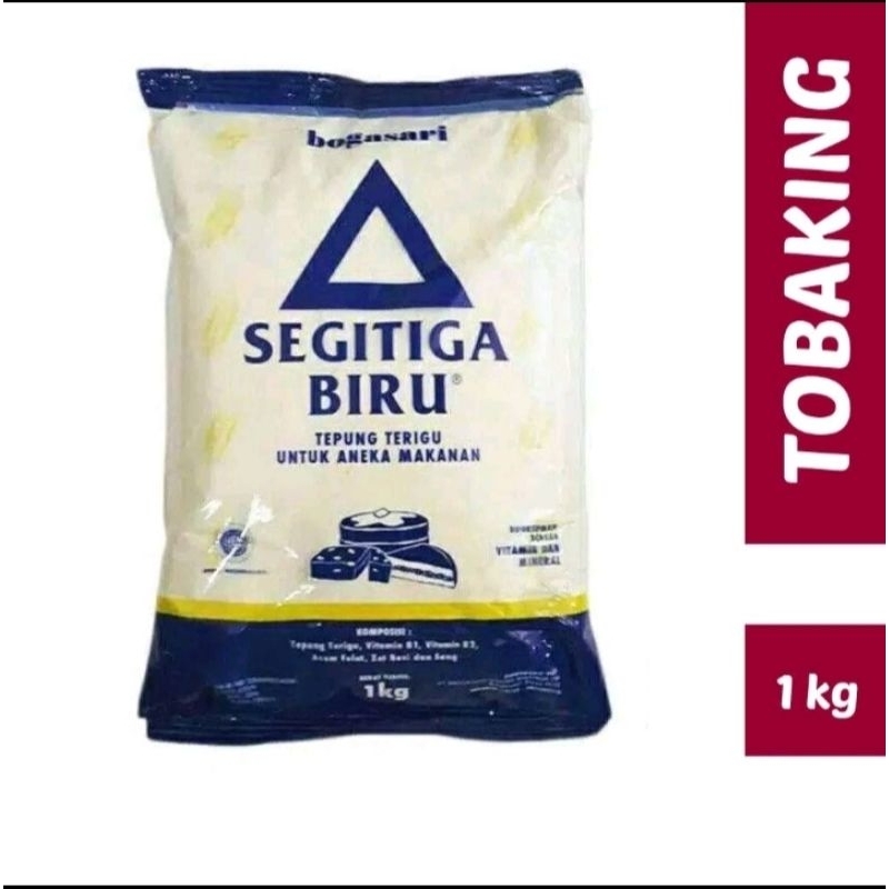 

Segitiga biru polos 1 kg