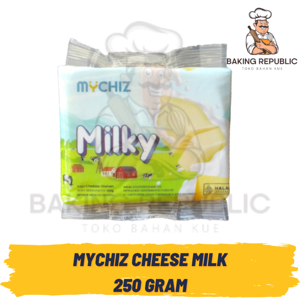 

MYCHIZ CHEESE CHEDDAR MILKY | 250 GRAM | CHEESE MYCHIZ