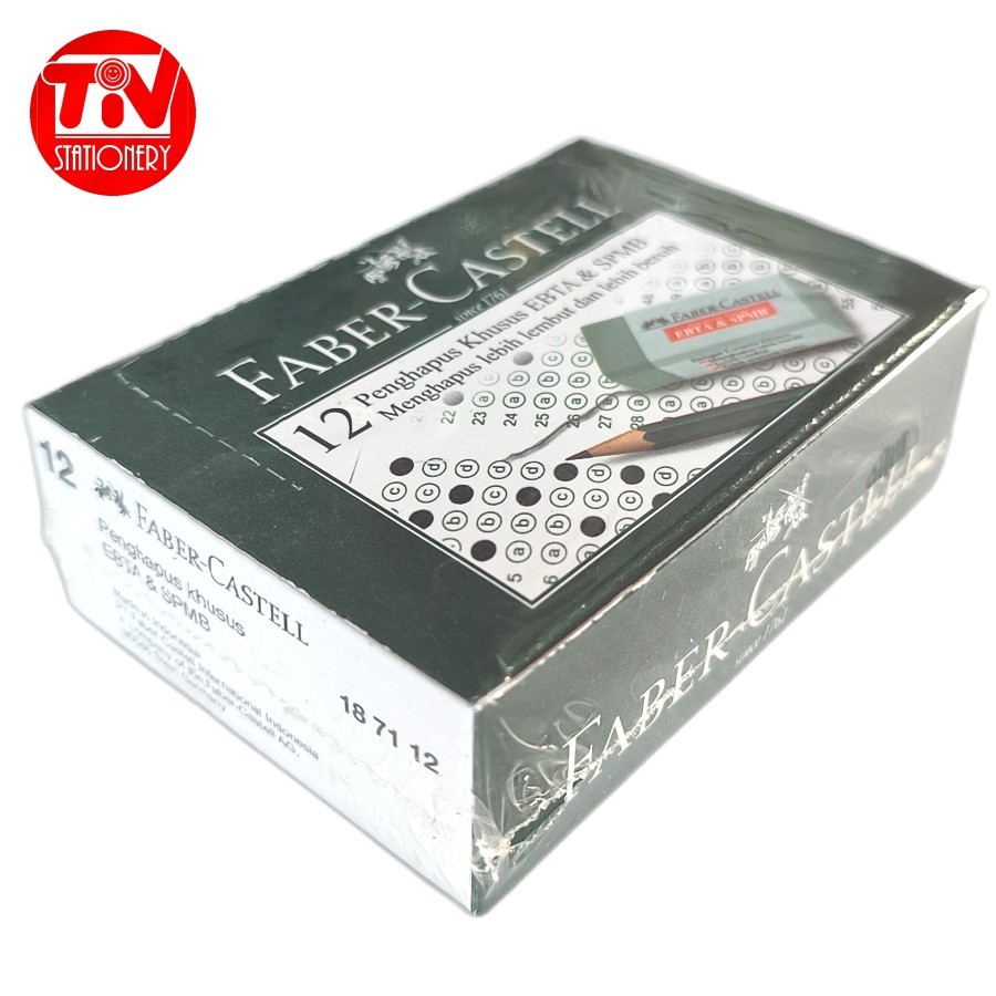

Penghapus Faber Castell Abu-abu Khusus EBTA dan SPMB (1 pack = 12 pcs)