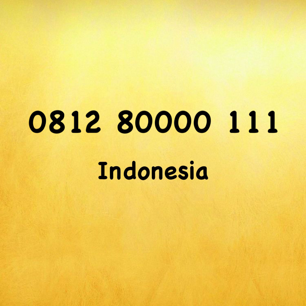 Nomor Cantik Simpati Double AAA - 000111 - 0111 - 0812 80000 111