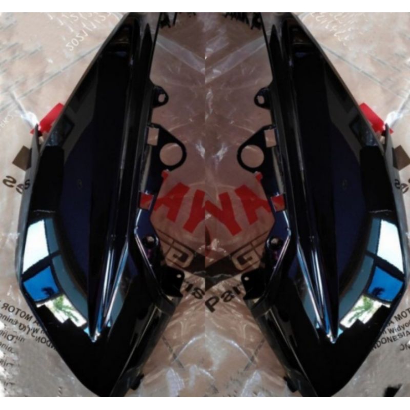 Body Cowling sayap depan nmax old hitam metalik Ori ygp