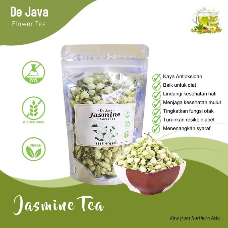 

Teh Bunga Melati Kering Pure Jasmine Flower Anti-Dysentery 50 gr