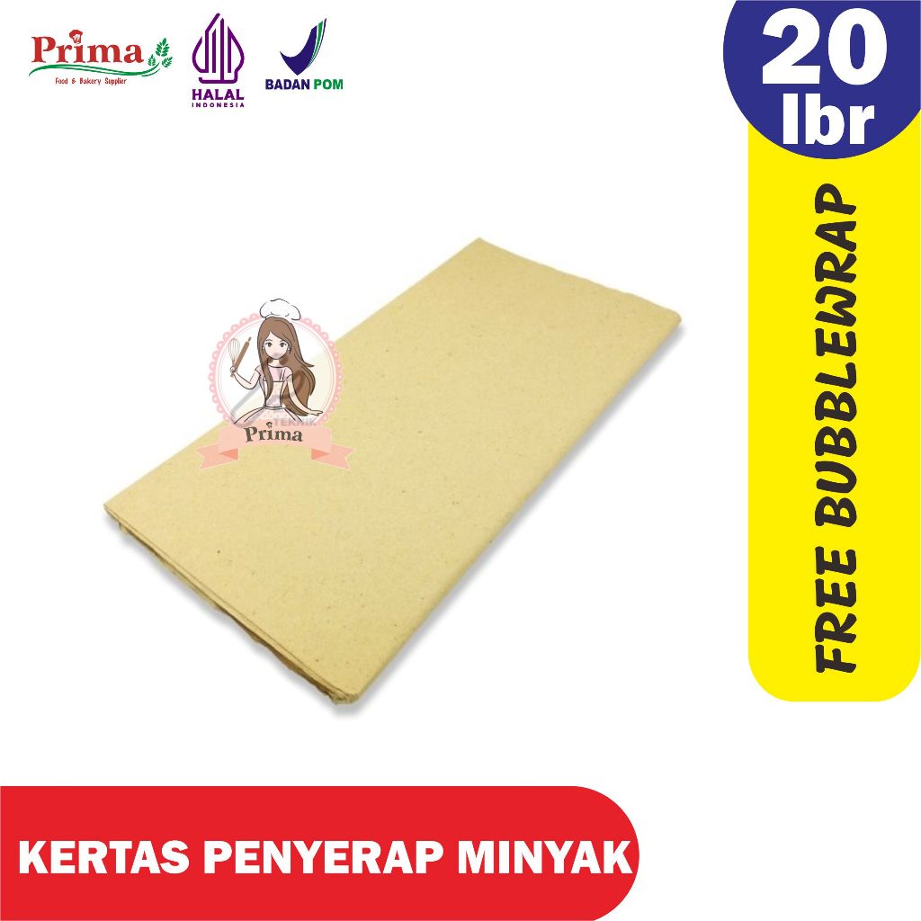 

Kertas penyerap miyak - 20 lembar kertas merang/ kertas gorengan