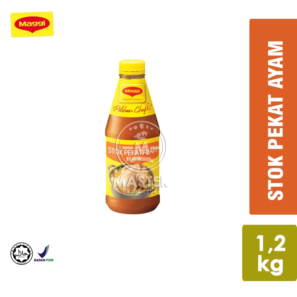 

Stok Pekat Ayam MAGGI / Kaldu Chicken Stock [Botol Plastik 1,2 kg]