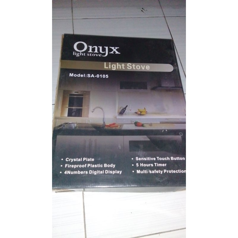 kompor listrik halogen onyx light stove SA-0105