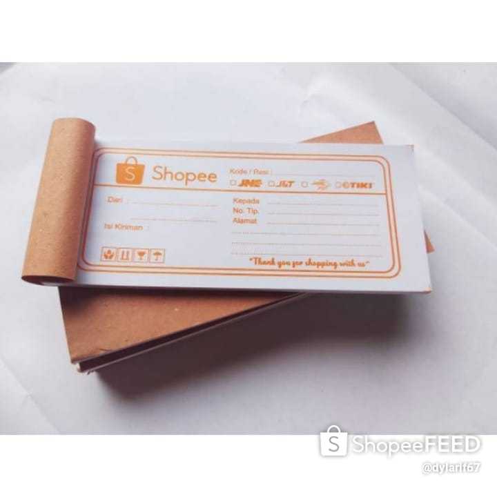 

LABEL PENGIRIMAN SHOPEE PERSEGI PANJANG ISI 50 LEMBAR / BUKU