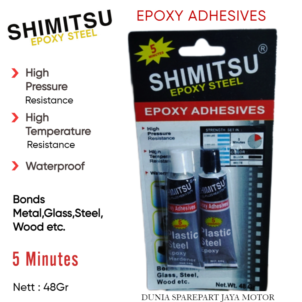 

LEM PLASTIC STEEL LEM CAMPUR PLASTIK STEEL