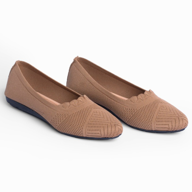 SEPATU WANITA RAJUT IMPOR FLAT GENIO