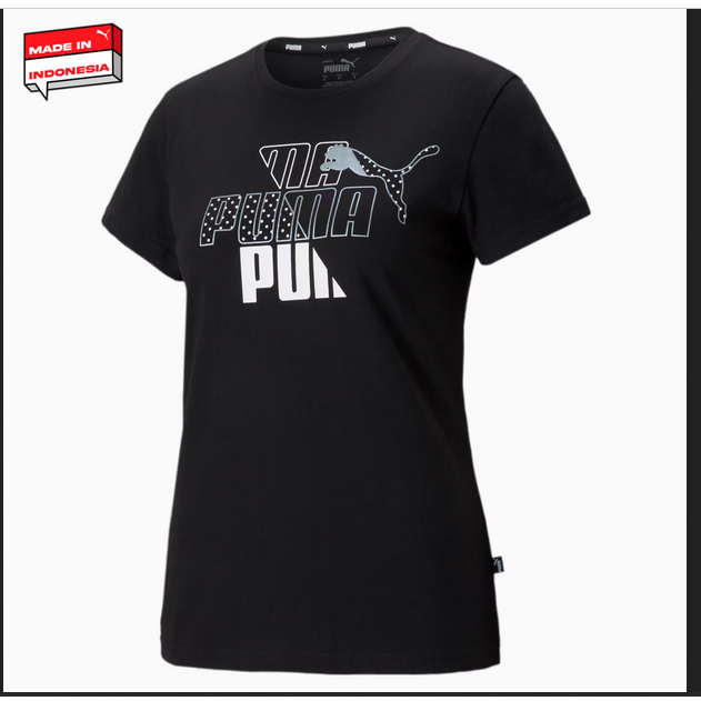 Kaos Casual Puma Graphic Tee PUMA Black 681705 01