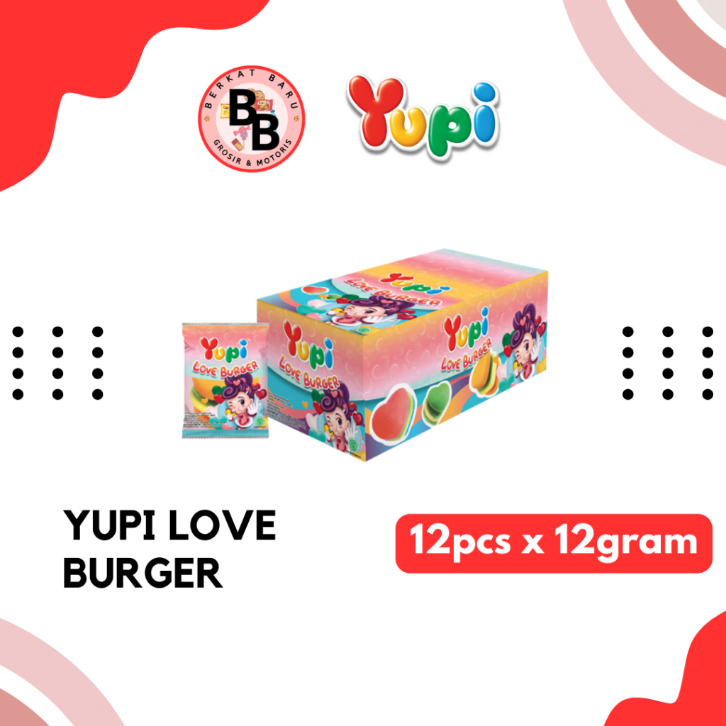 

[BB SNACK] YUPI SERIES PERMEN GUMMY JELLY 12GRAM HARGA PER BOX ISI 12PCS