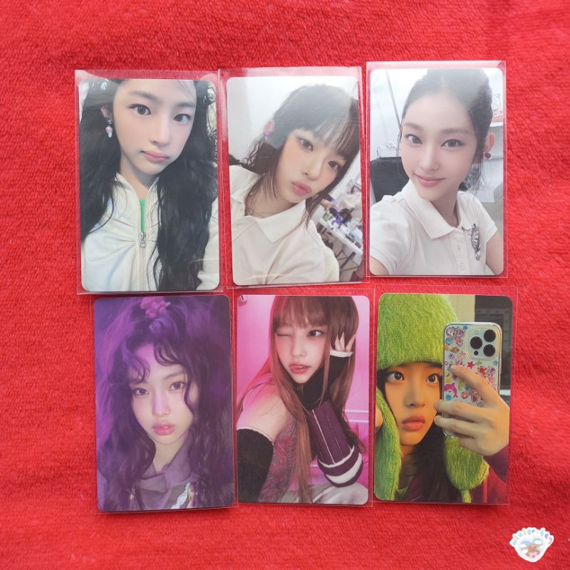 READY PHOTOCARD OFFICIAL NEWJEANS PC HANNI IPHONE HAERIN MELET OMG MINJI PHOTOCARD NEWJEANS ATTENTIO