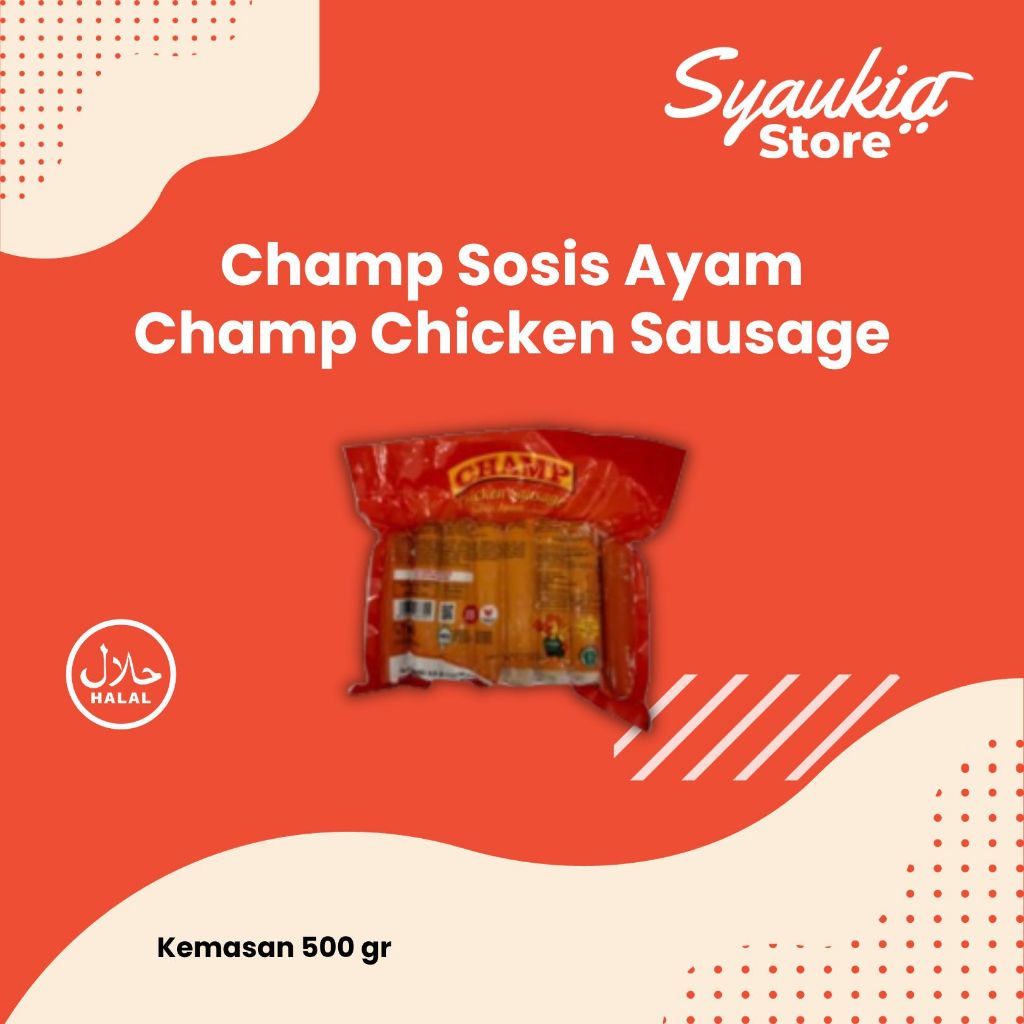 

Champ Chicken Sausage 500 gr Sosis Ayam